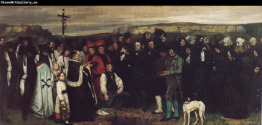 Gustave Courbet Ornans funeral